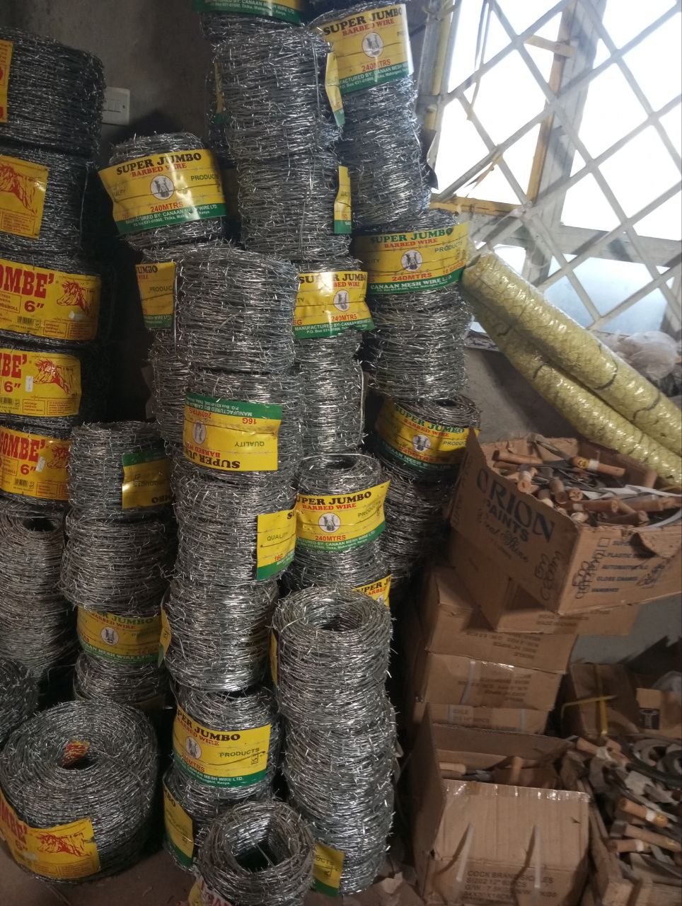 Super Jumbo Barbed Wire – 240m Roll