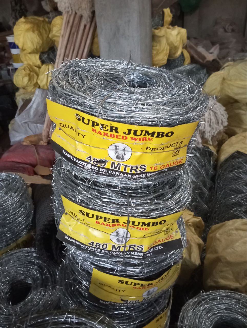Super Jumbo Barbed Wire – 480m (20kg)